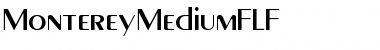 MontereyMediumFLF Regular Font Title Preview