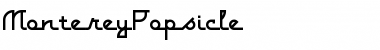 MontereyPopsicle Regular Font Title Preview