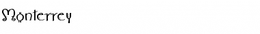 Monterrey Regular Font Title Preview