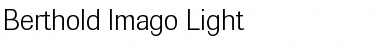 Berthold Imago Regular Font Title Preview