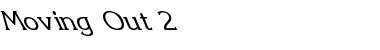 Moving Out 2 Regular Font Title Preview