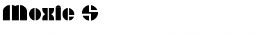 Moxie S Font Title Preview