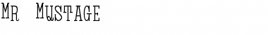 Mr. Mustage Regular Font Title Preview