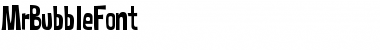 MrBubbleFont Regular Font Title Preview