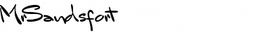 Mr Sandsfort Regular Font Title Preview