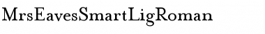 MrsEavesSmartLigRoman Regular Font Title Preview