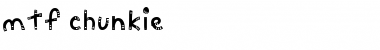 MTF Chunkie Regular Font Title Preview