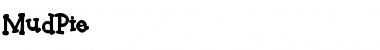 MudPie Regular Font Title Preview