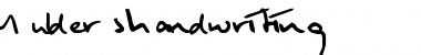 Mulder's handwriting Regular Font Title Preview