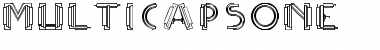 MultiCapsOne Regular Font Title Preview