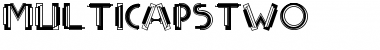 MultiCapsTwo Regular Font Title Preview