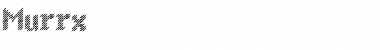 Murrx Regular Font Title Preview