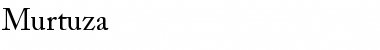 Murtuza Regular Font Title Preview