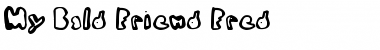 My Bald Friend Fred Regular Font Title Preview