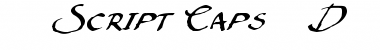 MyScript Caps Regular Font Title Preview