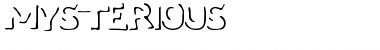 Mysterious Regular Font Title Preview