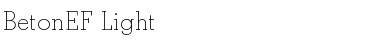 BetonEF Regular Font Title Preview