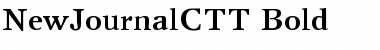 NewJournalC Bold Font Title Preview