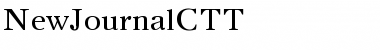 NewJournalC Normal Font Title Preview