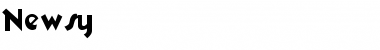 Newsy Normal Font Title Preview