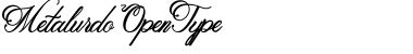 Metalurdo Regular Font Title Preview