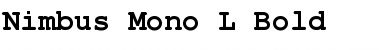 Nimbus Mono L Regular Font Title Preview
