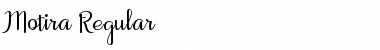 Motira Regular Font Title Preview