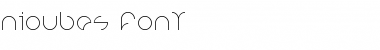 Nioubes Font UltraLight Font Title Preview