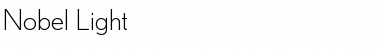 Nobel Regular Font Title Preview