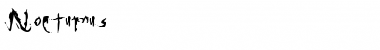 Nocturnus Normal Font Title Preview