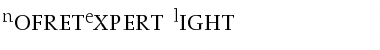 NofretExpert-Light Light Font Title Preview