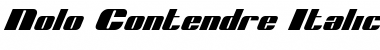 Nolo Contendre Italic Italic Font Title Preview
