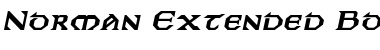 Norman-Extended Bold Italic Font Title Preview