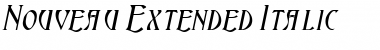 NouveauExtended Italic Font Title Preview