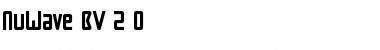 NuWave BV 2.0 Regular Font Title Preview