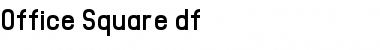 Office Square Regular Font Title Preview