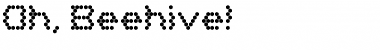 Oh, Beehive! Regular Font Title Preview