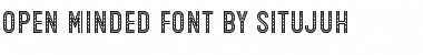 Open Minded Regular Font Title Preview