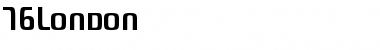 76London Regular Font Title Preview