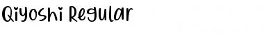 Qiyoshi Regular Font Title Preview