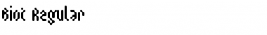 Biot Regular Font Title Preview