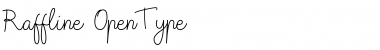 Raffline Regular Font Title Preview