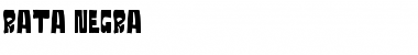 Rata Negra Regular Font Title Preview