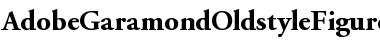 AdobeGaramondOldstyleFigures Bold Font Title Preview