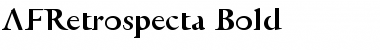 AFRetrospecta Bold Font Title Preview