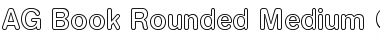 AG Book Rounded Regular Font Title Preview
