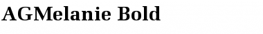 AGMelanie Bold Font Title Preview