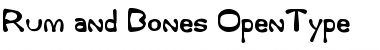 Rum and Bones Regular Font Title Preview