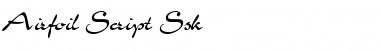 Airfoil Script Ssk Regular Font Title Preview