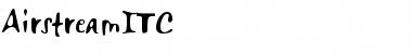 AirstreamITC Regular Font Title Preview